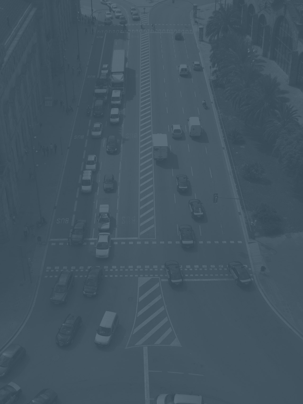 Straßenverkehr als Symbol für verkehrssichere Fahrzeuge